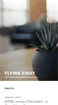 Mobile Screenshot of flyingziggy.co.uk